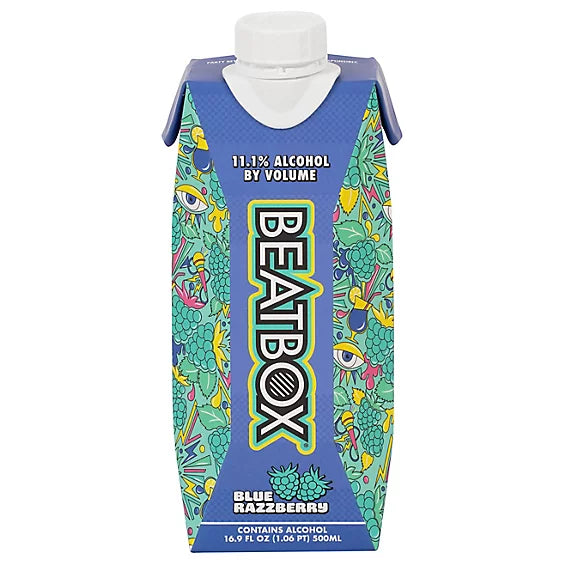 Beatbox Blue Razzberry The Worlds Tastiest Party Punch Wine 16.9OZ