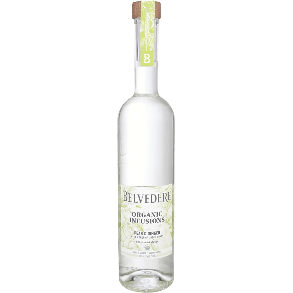 Belvedere Organic Infusions Pear & Ginger Vodka 750ML