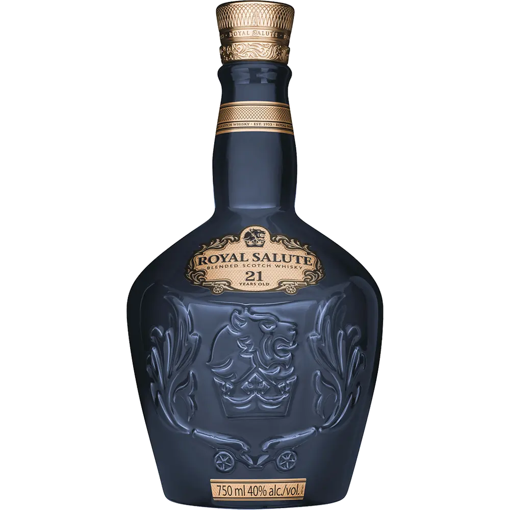 ロイヤルサルート21年 / Chivas Brothers ウイスキー 43% 未開栓 専用保存袋付き】ROYAL SALUTE CHIVAS BROTHERS LTD. 21年 OLD