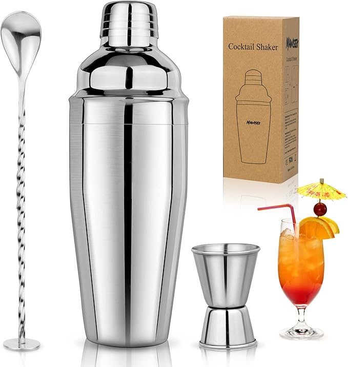 Cocktail Shaker Set Mawisek Stainless Steel – Liquorandmore
