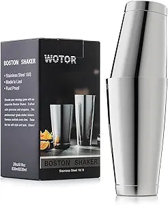 Cocktail Shaker Wotor Boston Stainless Steel