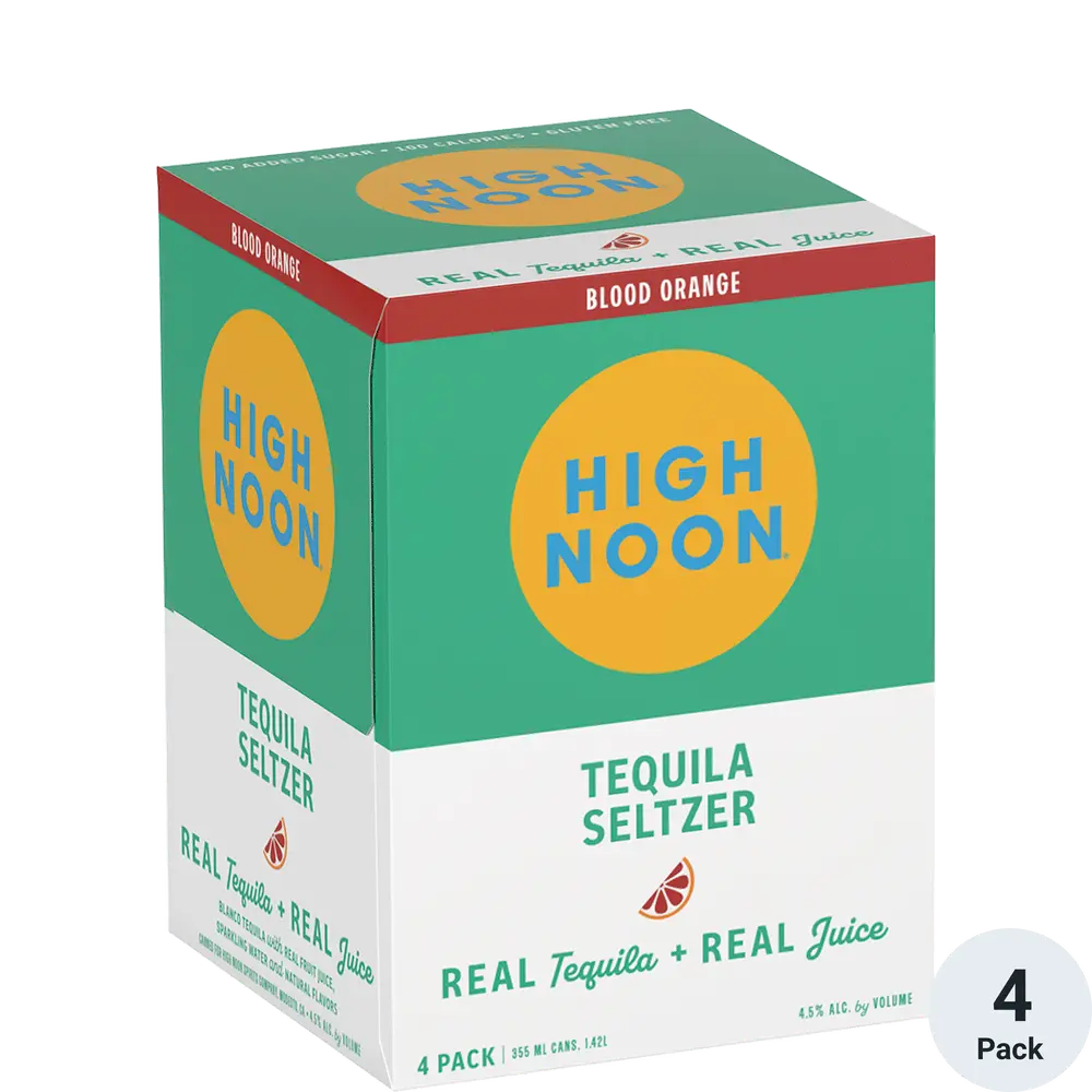 High Noon RTD Tequila Seltzer 4Pack 355ML