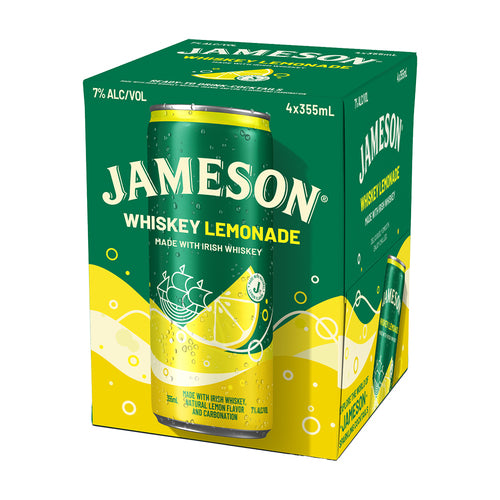 Jameson Cocktails Lemonade 4pk-12oz
