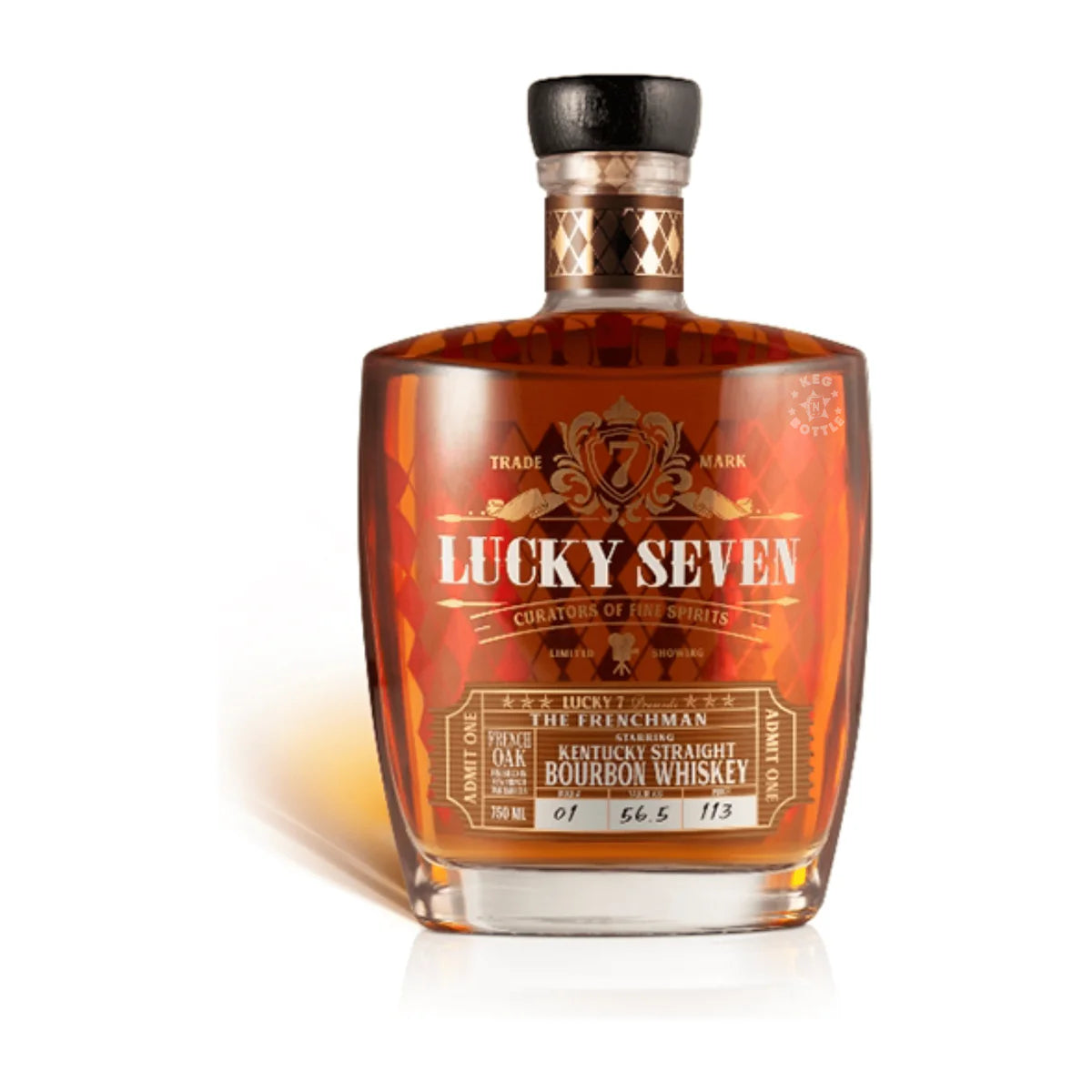 Lucky Seven The Frenchman Bourbon Whiskey 750ML