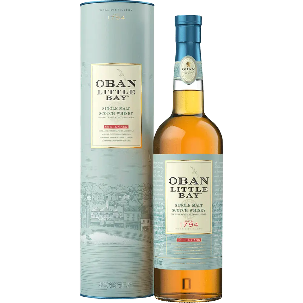 Oban Scotch Single Malt Whiskey Little Bay 86PF 750ML