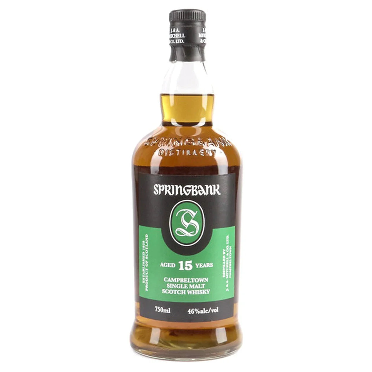 Springbank 15Yr Campbeltown Single Malt Sctoch Whiskey 92PF 700ML