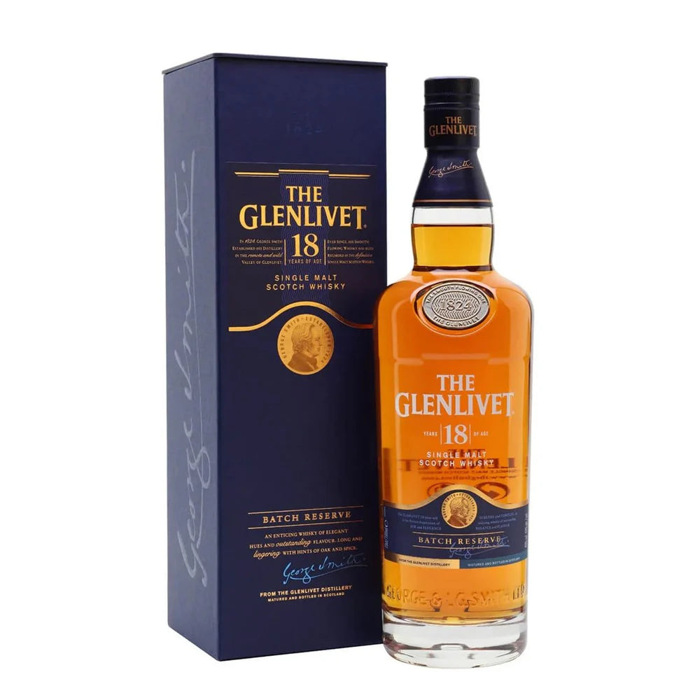 Glenlivet 18 Year Old Single Malt Whisky 750ml