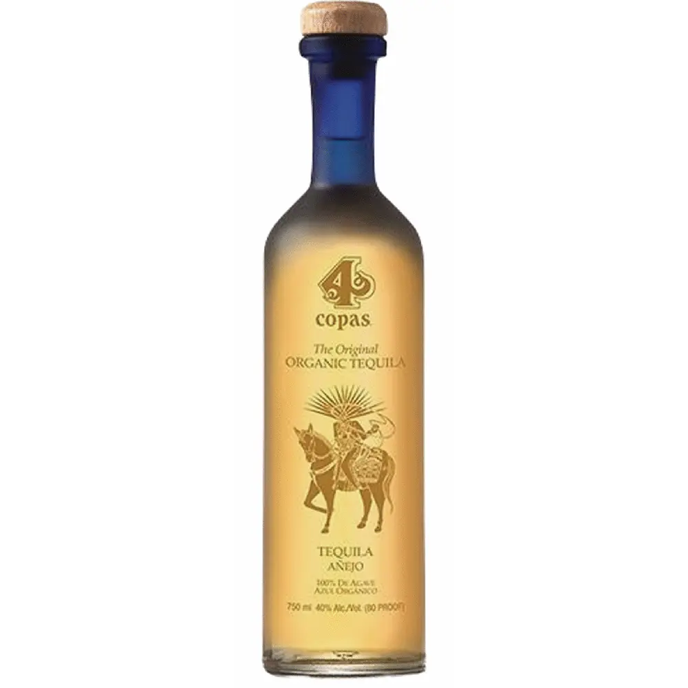 4 Copas Organic Tequila Anejo 750ML
