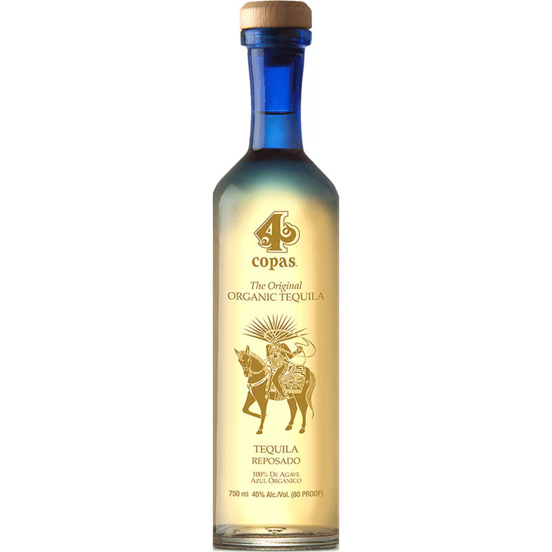 4 Copas Organic Tequila Reposado 750ML
