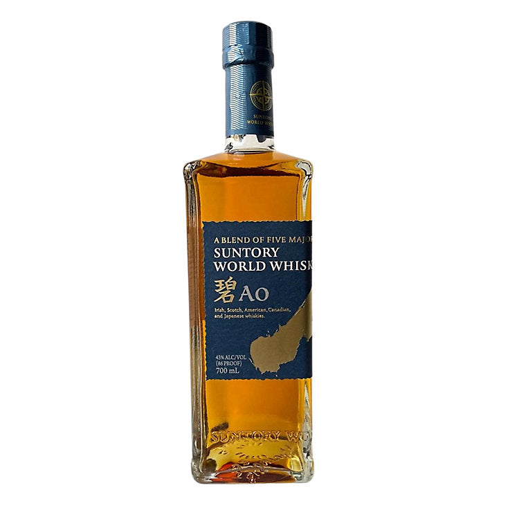 Suntory World Whisky Ao a Blend Of Five Major Whiskies 86 700ML