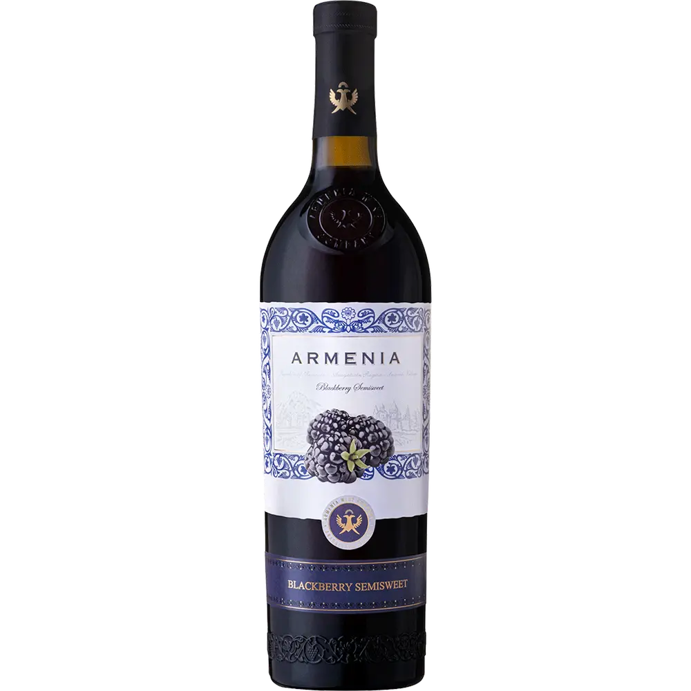 Armenia Blackberry Semi-Sweet  Wine 750ML