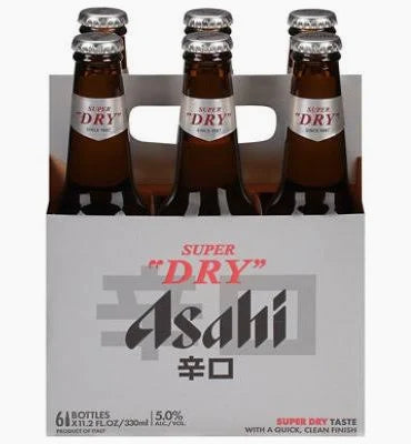 Asahi Super Dry 6pk-11.2 oz Btls
