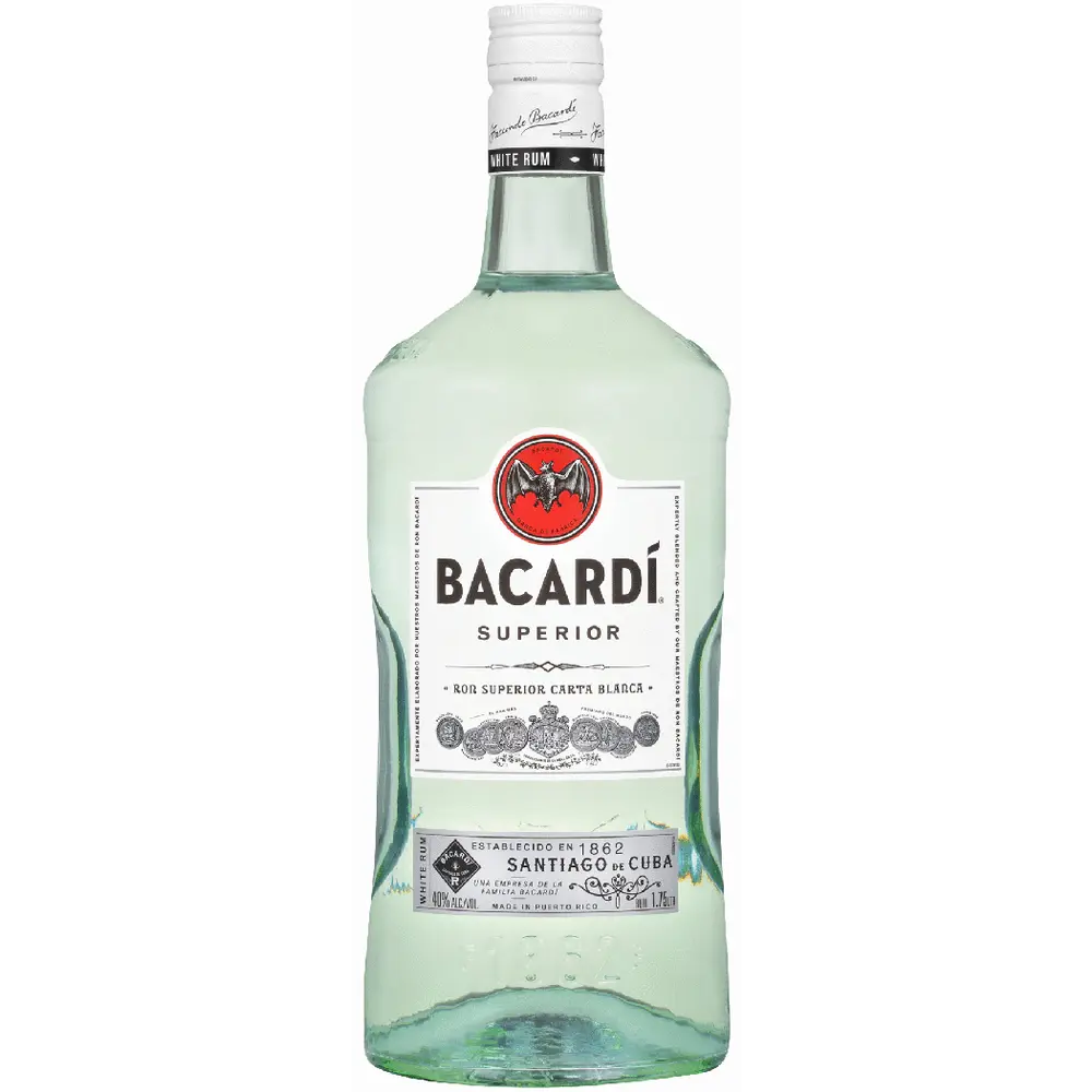 Bacardi Superior White Rum 1.75L (80 Proof)