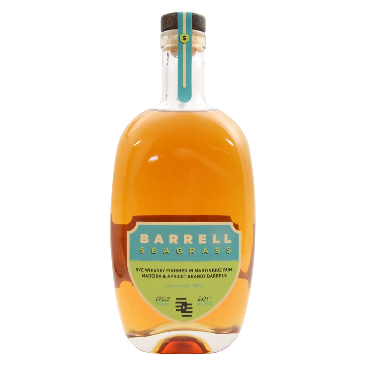Barrell Seagrass Rye Finished In Martinique Rum, Madeira & Apricot Brandy Barrels 750ML