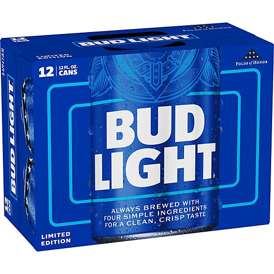 Bud Light Beer 12Pack 12OZ Can