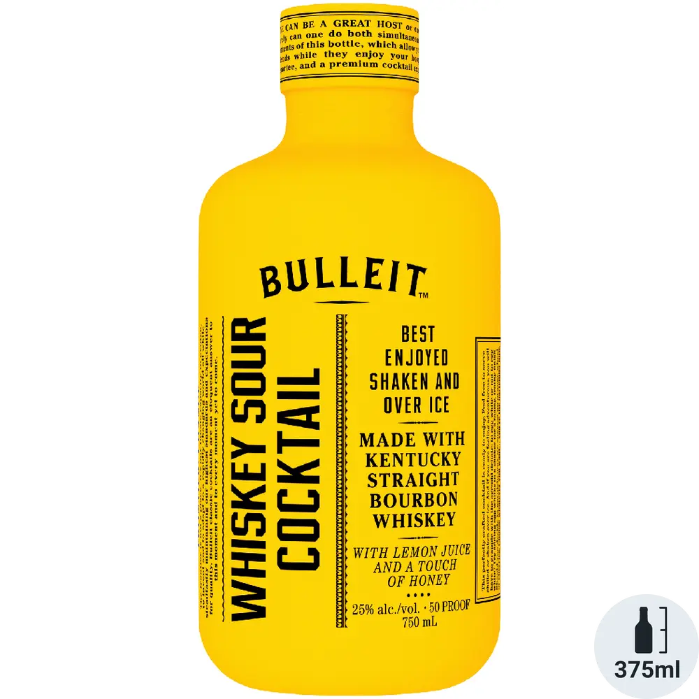 Bulleit Whiskey Sour Cocktail 375ML