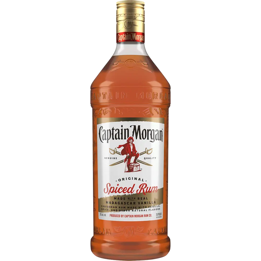 Captain Morgan Spiced Rum Original Real Madagascar Vanilla 1.75L