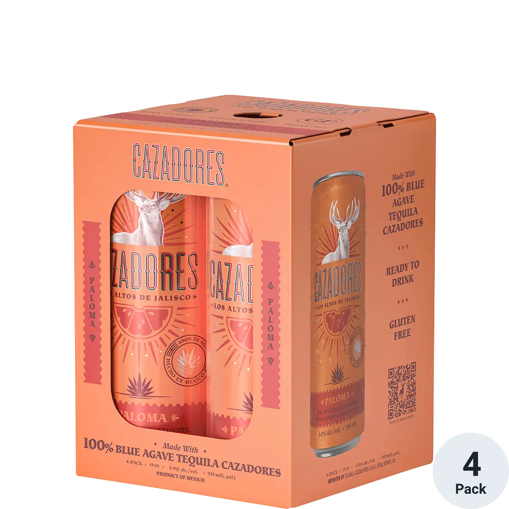 Cazadores Cocktails Paloma 4PK 355ML
