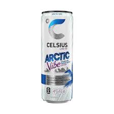 CELSIUS Sparkling Arctic Vibe, Functional Energy Drink 12 FL OZ Can