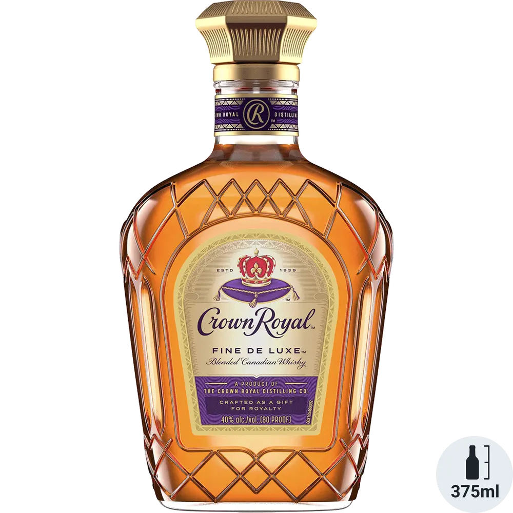Crown Royal Fine De Luxe Canadian Whisky 80PF 375ML