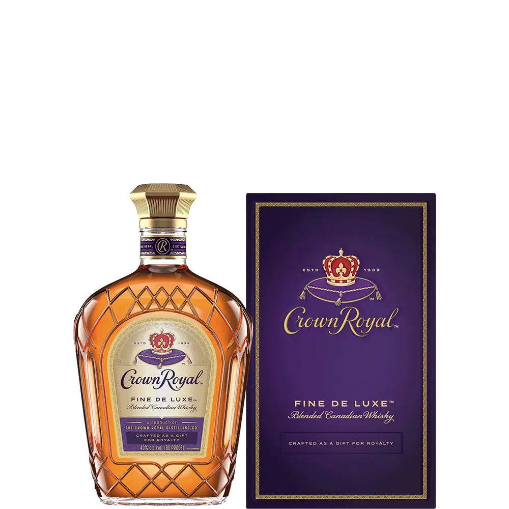 Crown Royal Canadian  Fine De Luxe Whisky 750ML