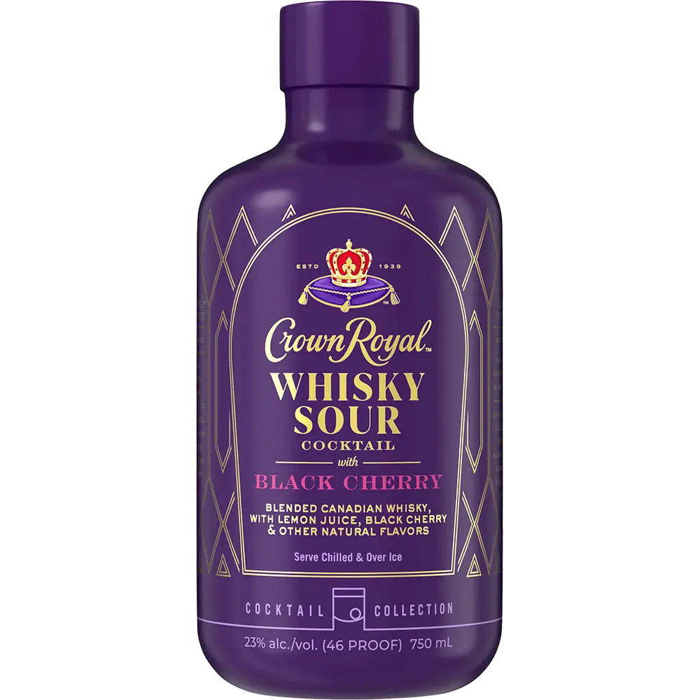 Crown Royal Cocktail Sour Black Cherry 46PF 375ML