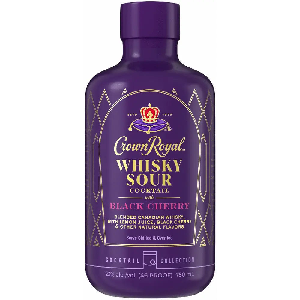 Crown Royal Whiskey Sour Black Cherry Cocktail 750ML