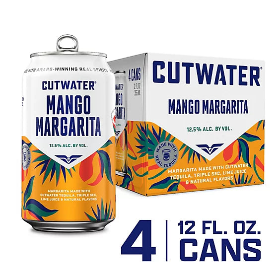 Cutwater Mango Margarita Cans 4PK 12 Fl