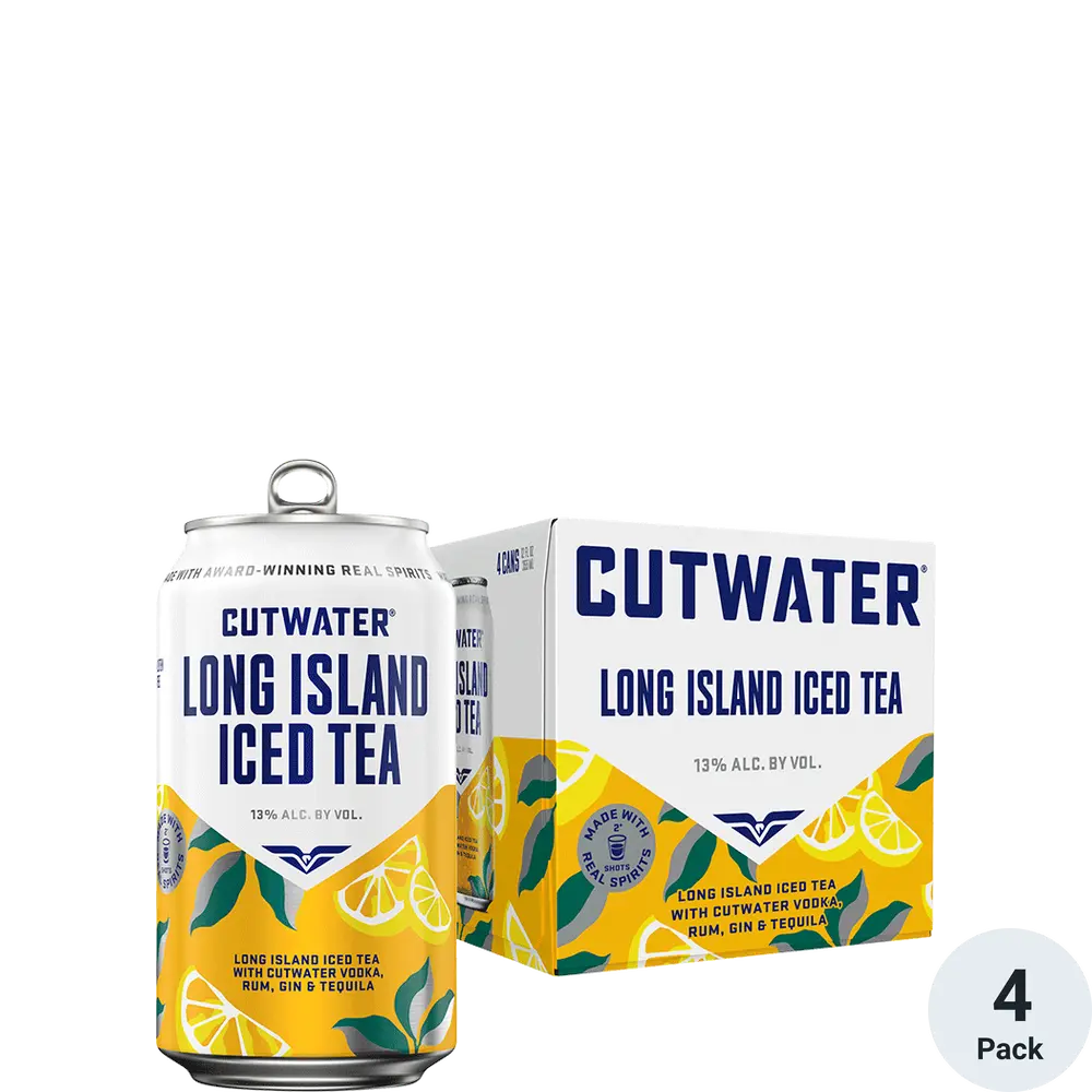 Cutwater RTD Long Island Iced Tea 4 Pack  12OZ