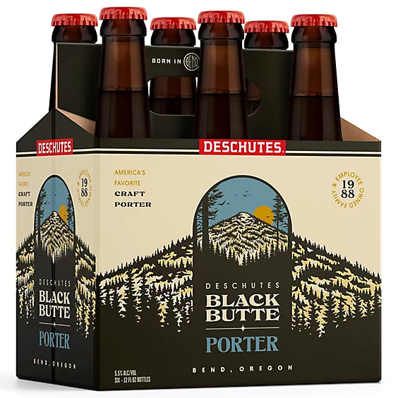 Deschutes Black Butt Bottle Beer 6 Pack 12OZ