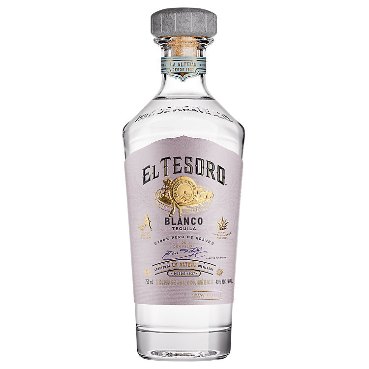 El Tesoro Tequila Blanco 80 750ML