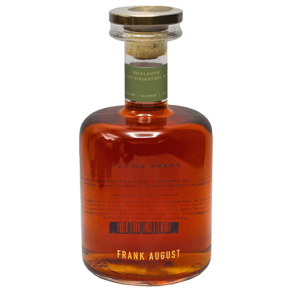 Frank August Whiskey Rye Small Batch  750ML