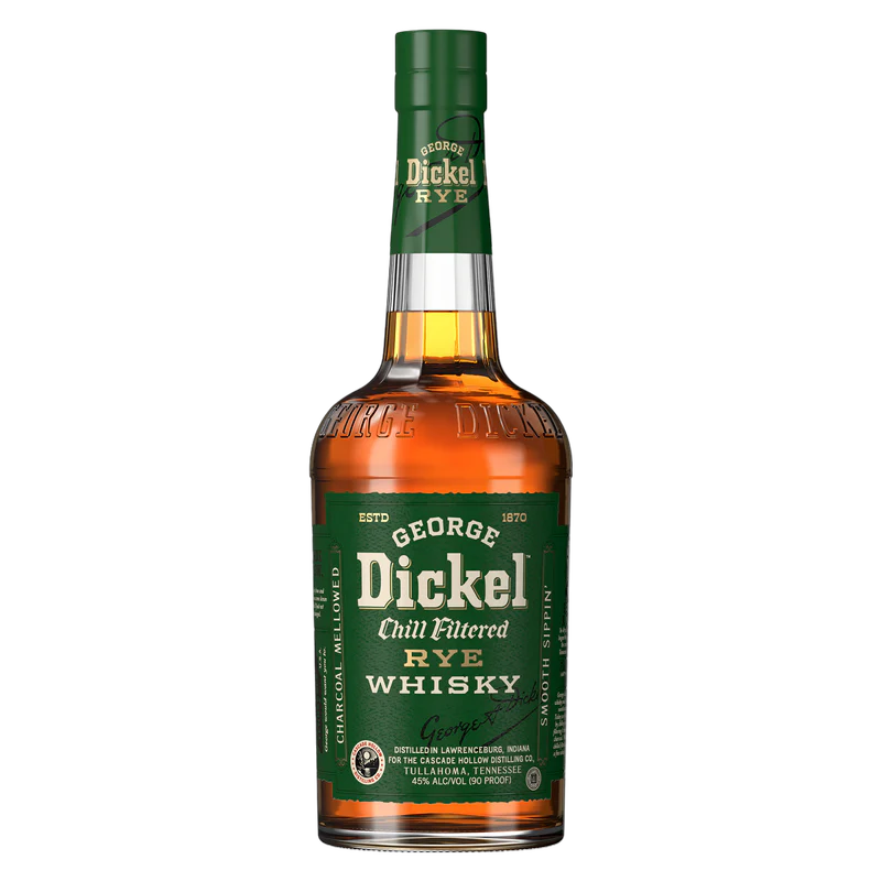 George Dickel Rye Whisky 750ML (90 Proof)