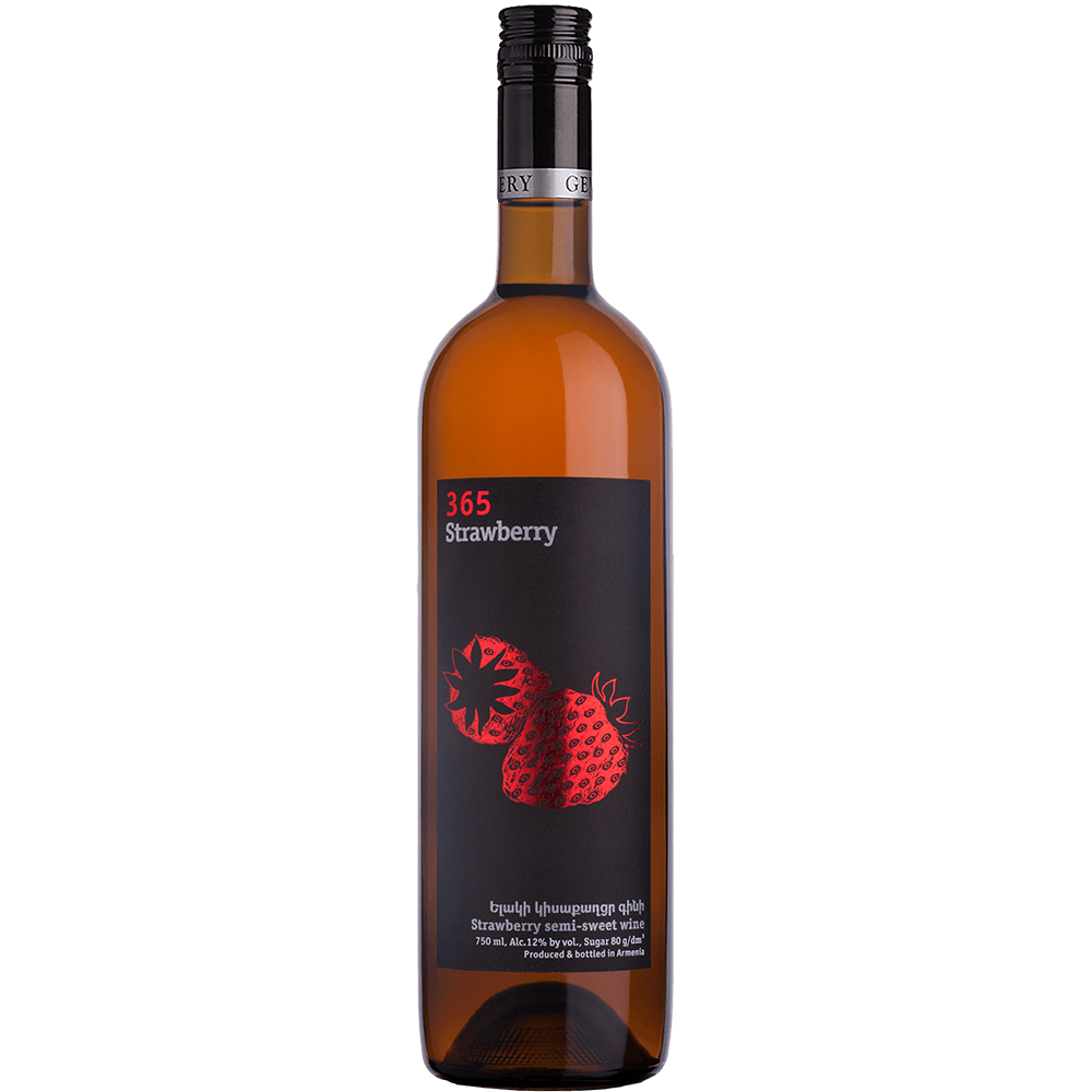 Gevorkian 365 Strawberry Classic Semi Sweet Wine 750ML