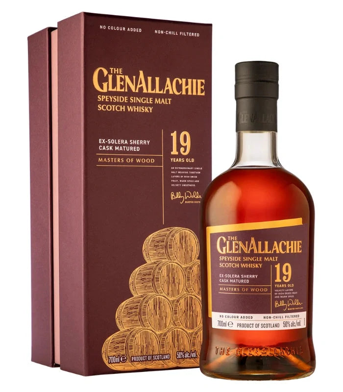 GlenAllachie Speyside Single Malt EX-Solera Sherry Cask 19yr 700ML
