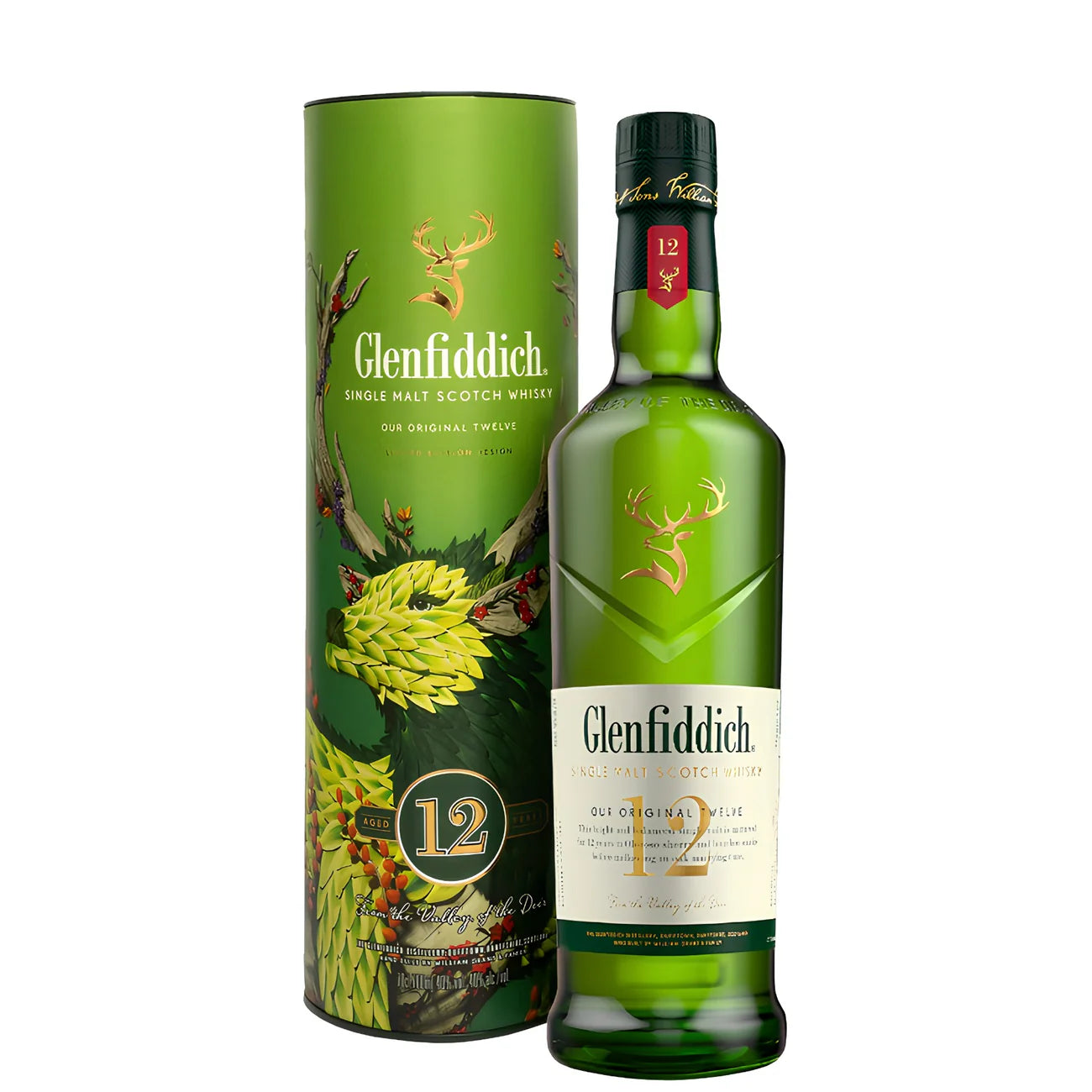 Glenfiddich Single Malt Scotch Whiskey 12 Yr 750ML