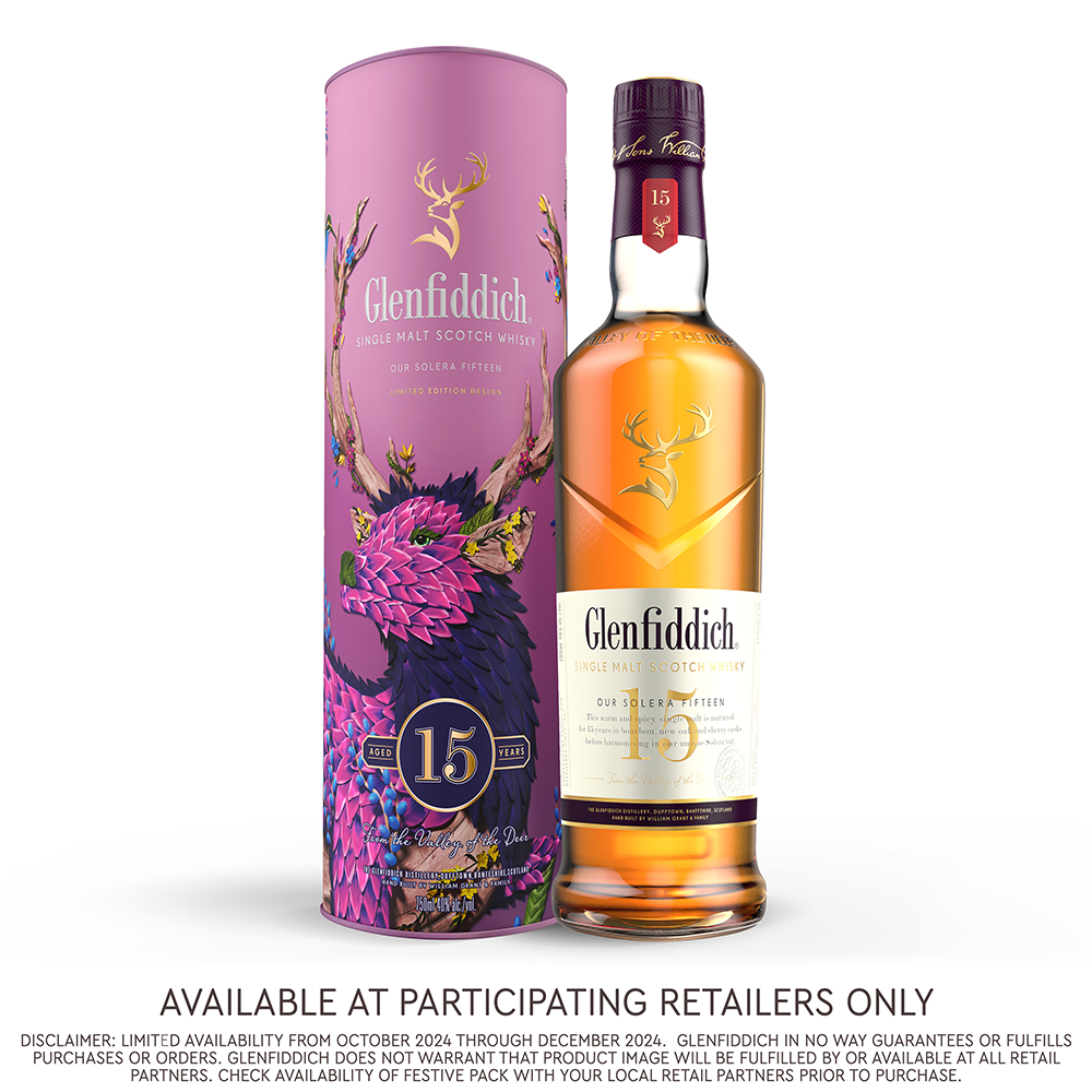 Glenfiddich Solera Reserve Single Malt Scotch Whiskey 15Yr 750ML
