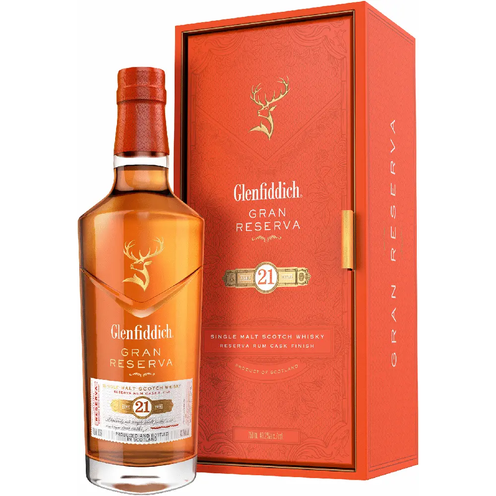 Glenfiddich 21Yr Old Gran Reserva Single Malt Scotch Whisky 750ML