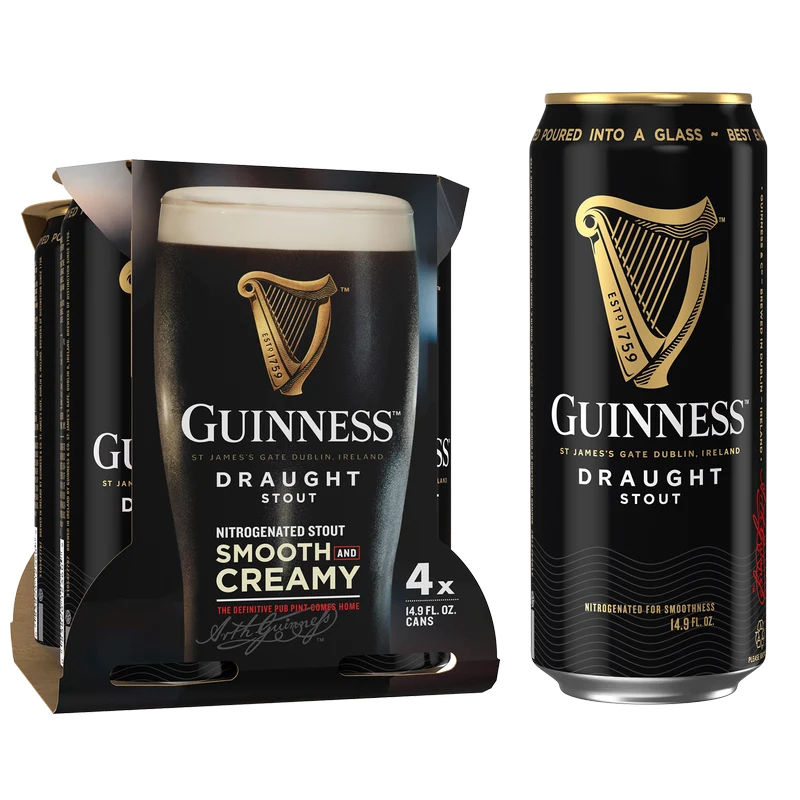 Guinness Draught 4Pack Can 14.9OZ
