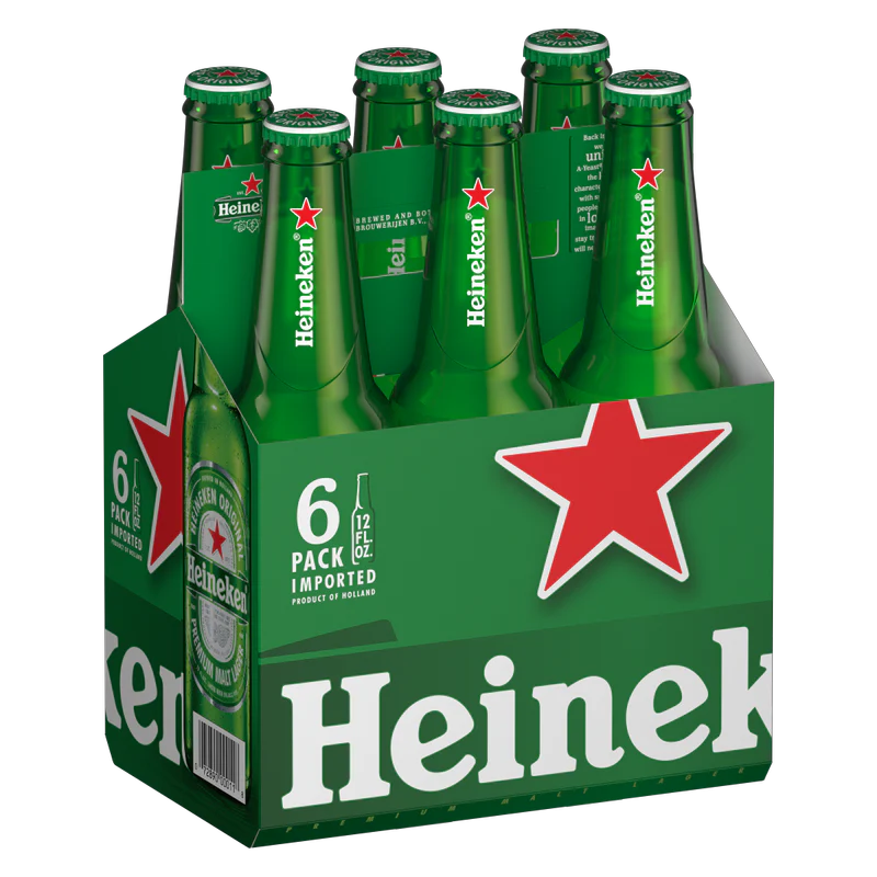 Heineken 6pk 12oz Btl