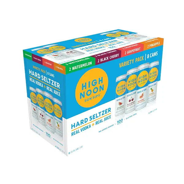 High Noon RTD Vodka Seltzer 8Pack 355ML