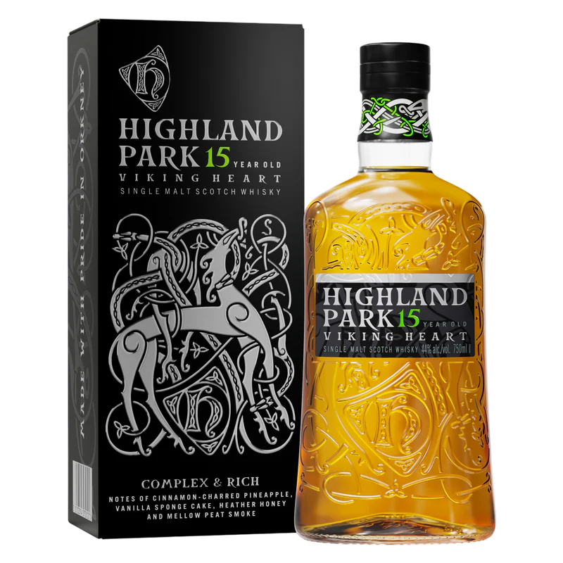 Highland Park Viking Heart Single Malt Scotch Whisky 15 Yr 750ML