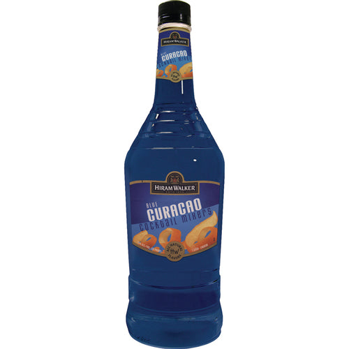 Hiram Walker Blue Curacao Cocktail Mixers 30PF 750ML