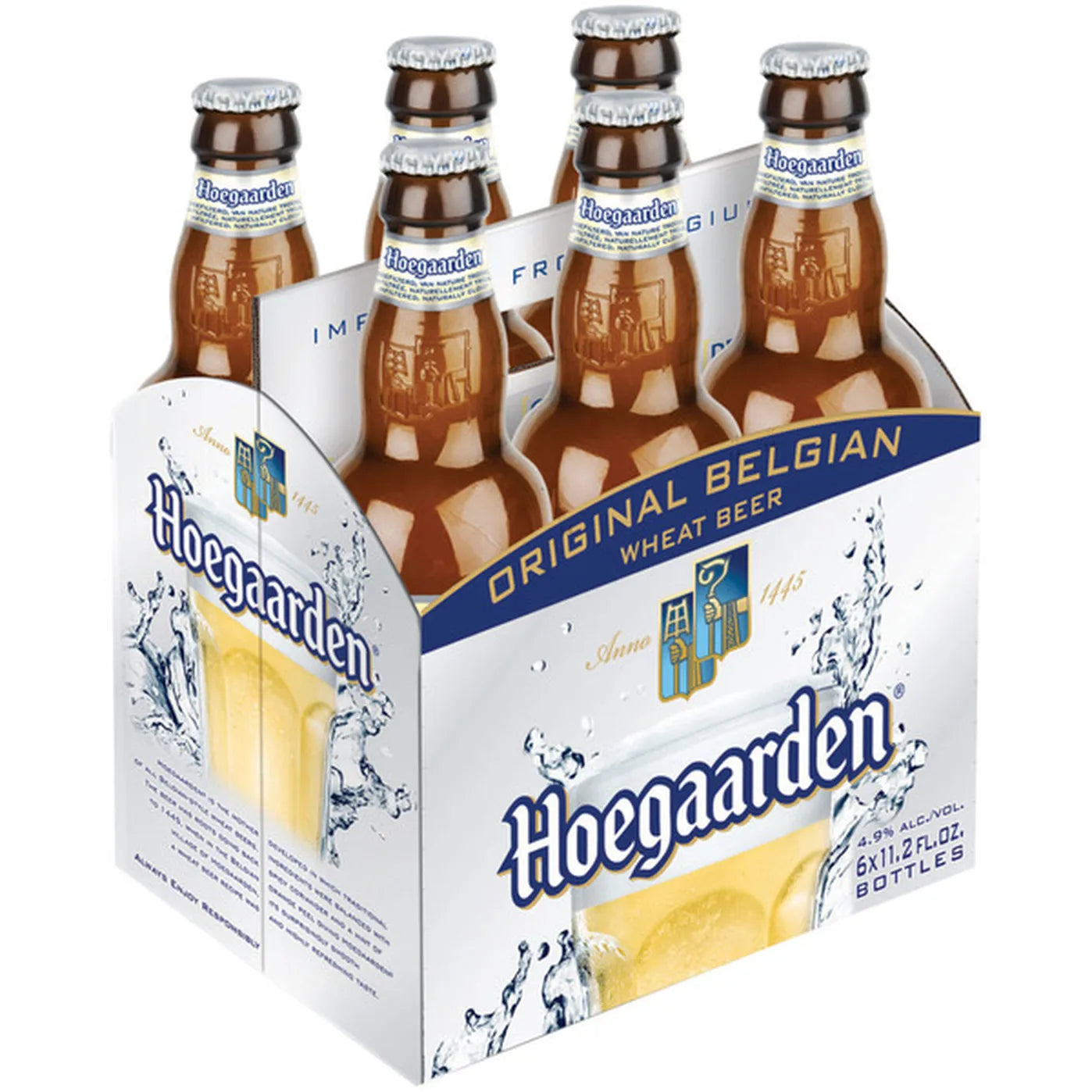 Hoegaarden Original Belgian Wheat Beer 6Pack Bottles 11.2OZ