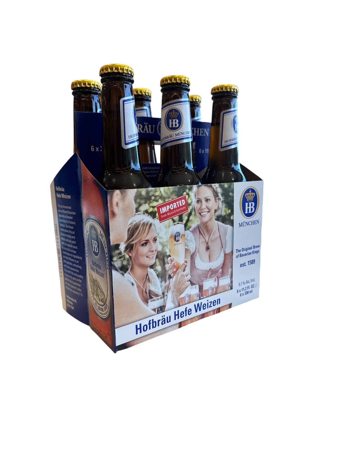 Hofbrau Hefe Weizen 6Pack Bottle 11.2 OZ