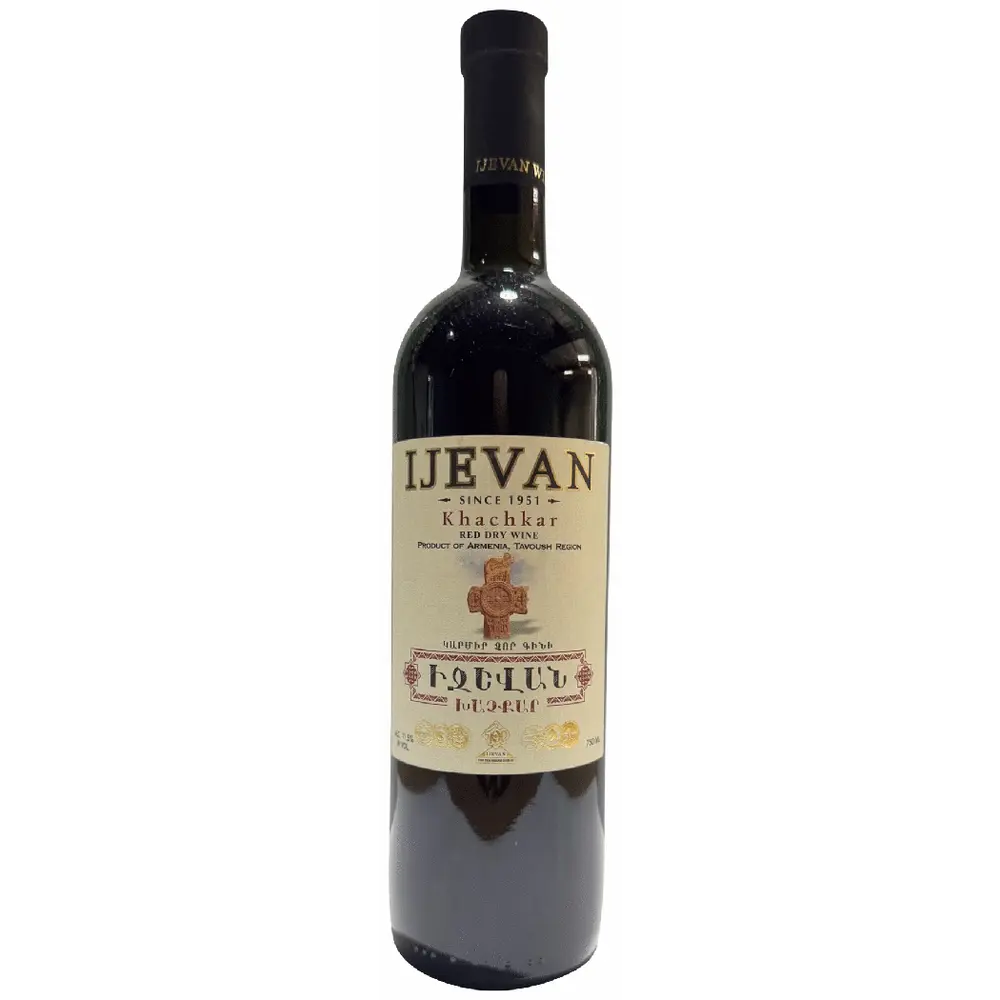 Ijevan Khachkar Red Dry Wine Armenia 750ML