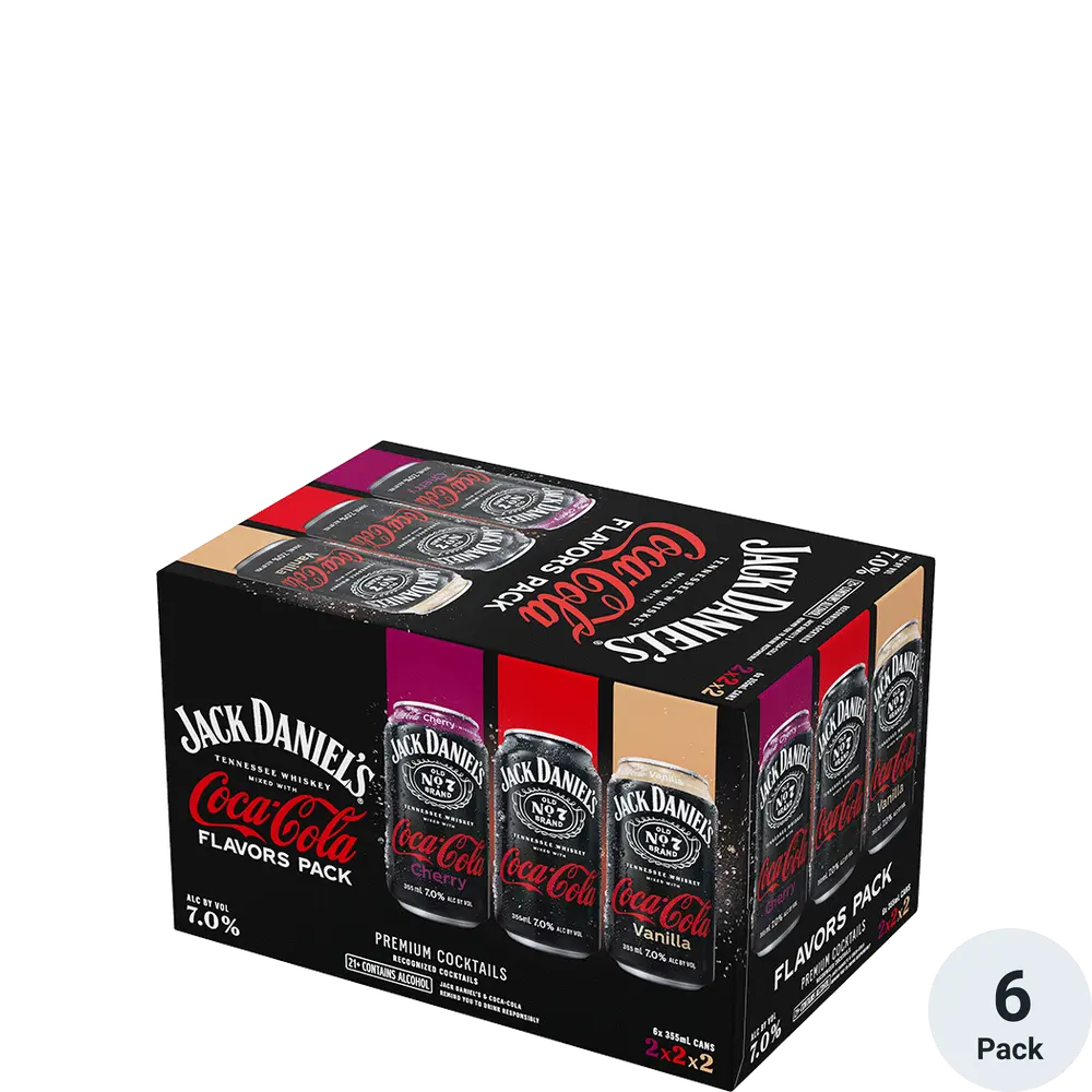 Jack And Cock RTD Variety Pack 6Pack 355ML