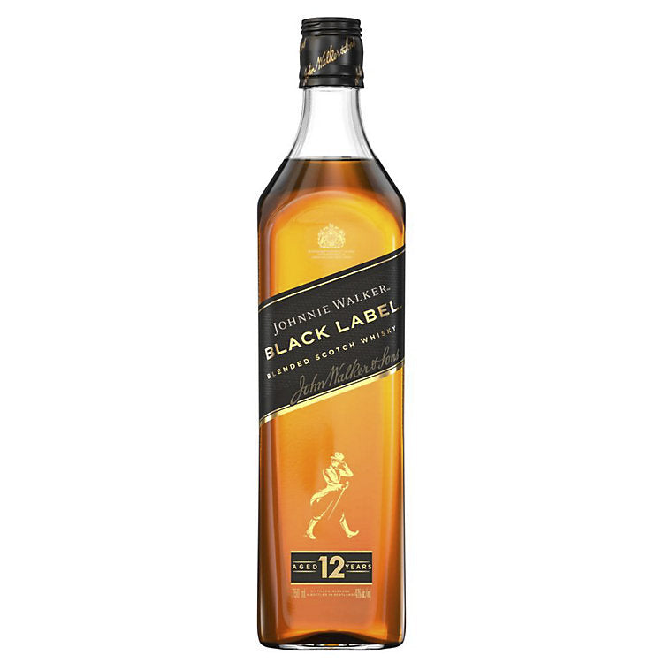 Johnnie Walker Blended Scotch Black Label 12 yr 80 750ML