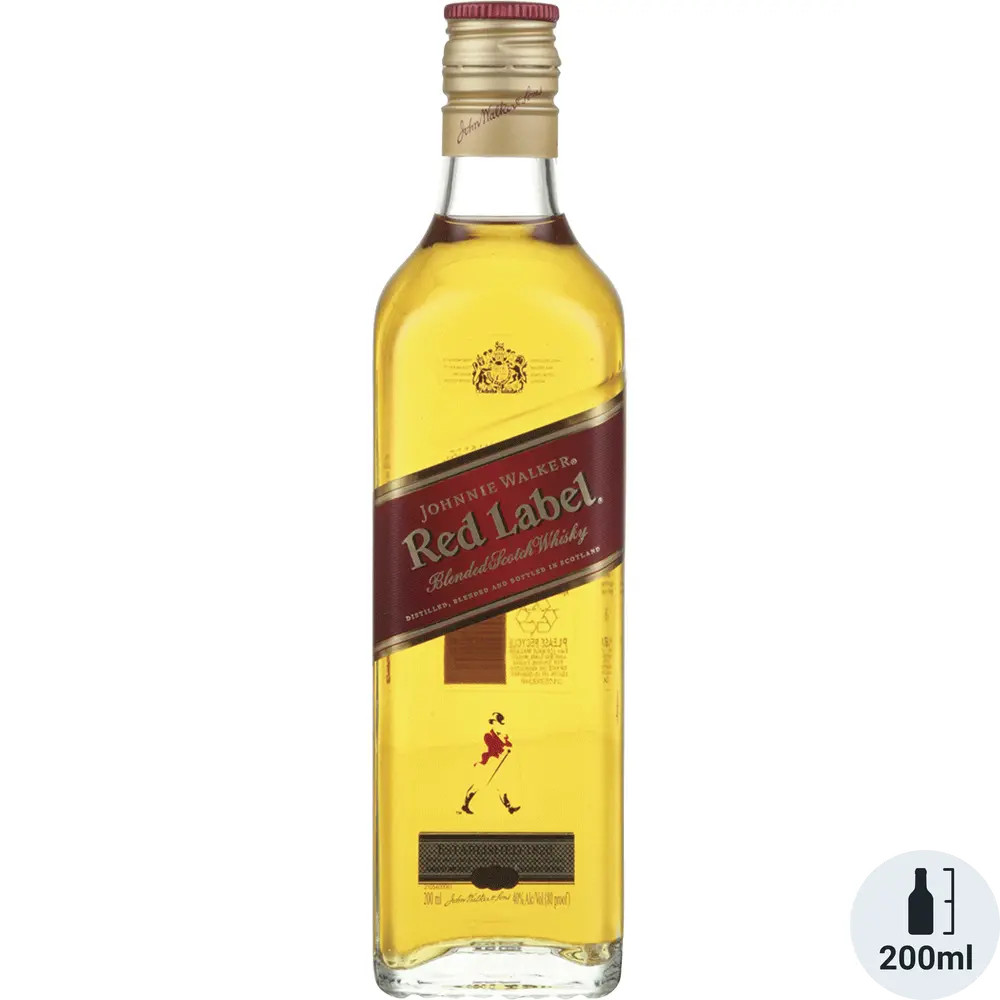 Johnnie Walker Blended Scotch Red Label 80 200ML