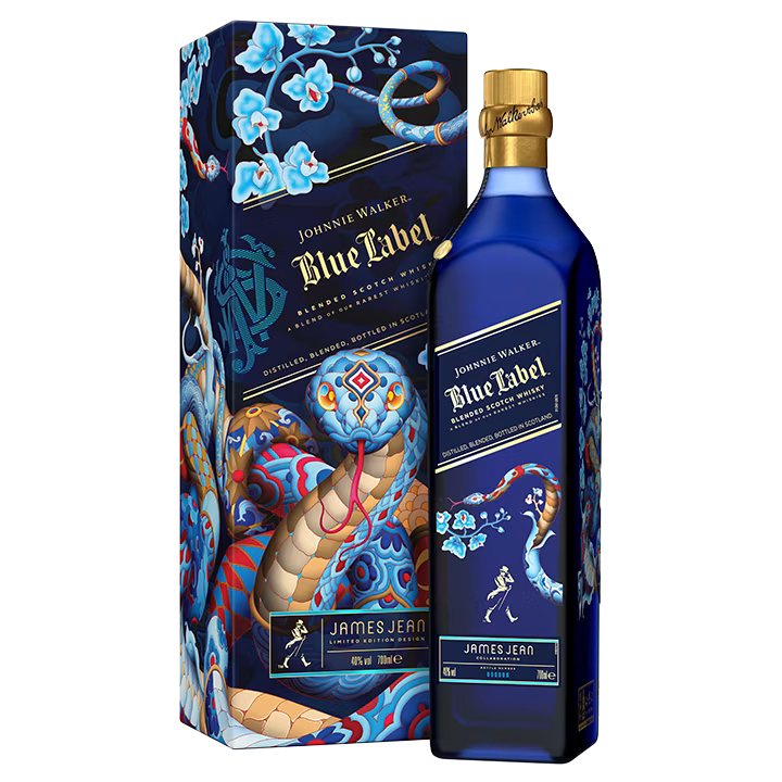 Johnnie Walker Blue Label Scotch Blended Lunar New Year Of The Snake  X James Jean Limited Edition 750ml